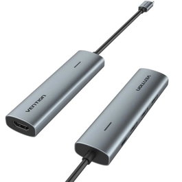 Vention Docking USB Tipo-C TGGHB con 3 Puertos USB, 1 HDMI y 1 USB Tipo-C PD